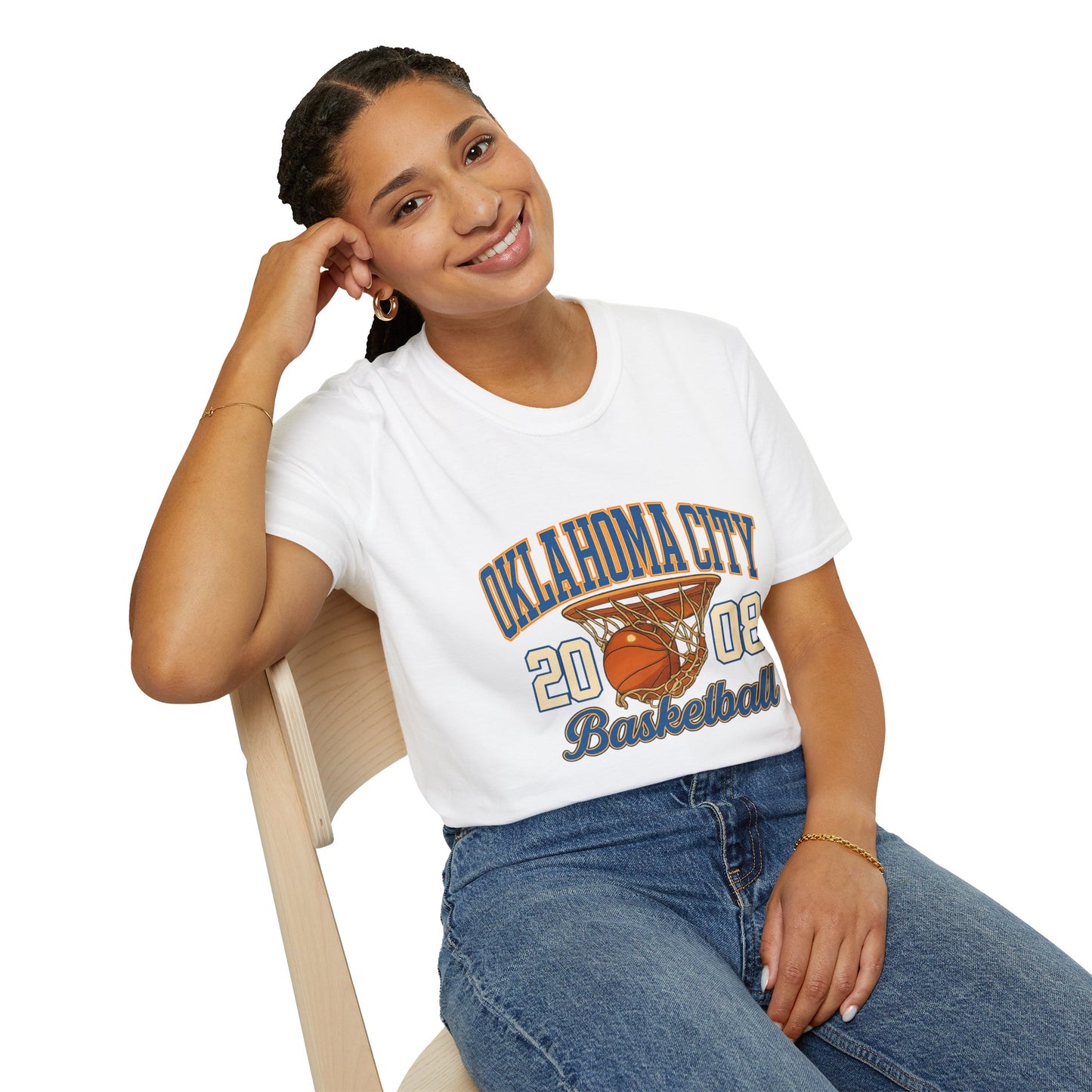Oklahoma City Basketball T-Shirt | 2008 Retro Sports Tee | OKC Fan Shirt | Vintage Style Basketball Graphic | Local Pride Gift | Game Day Tee