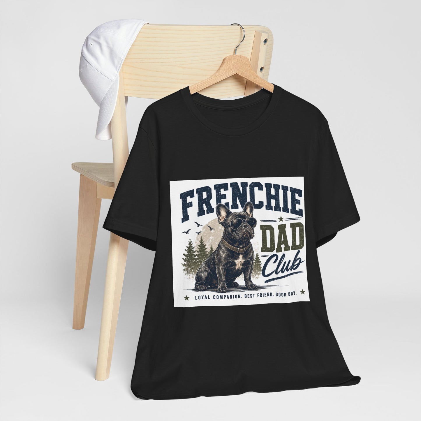 Frenchie Dad Club Shirt, French Bulldog Dad Tee, Dog Dad Gift, French Bulldog Shirt for Men, Father’s Day Frenchie T-Shirt, Dog Lover Graphic Tee