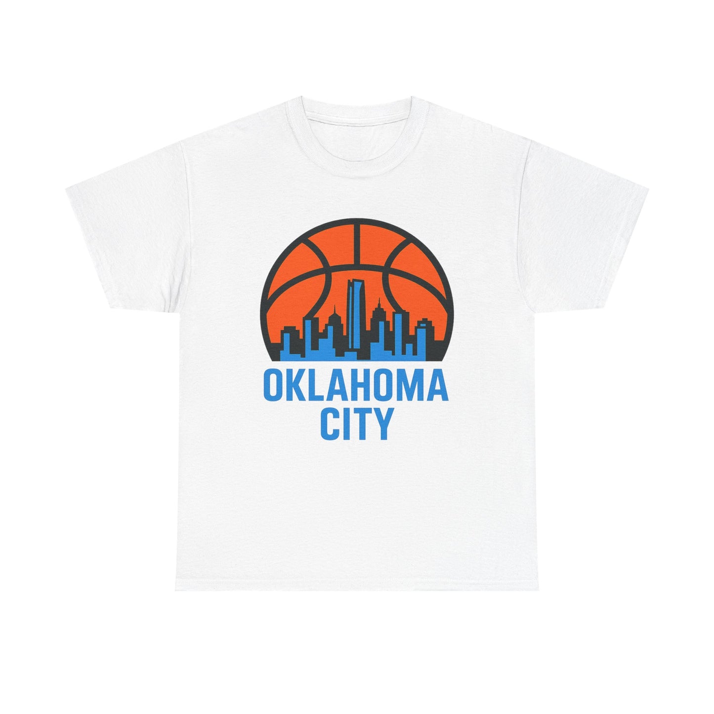 Oklahoma City Basketball Skyline T-Shirt