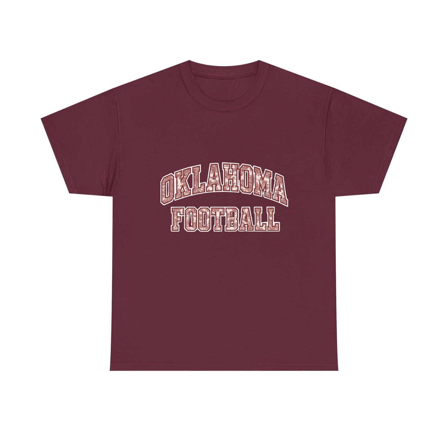 Oklahoma Football T-Shirt – Vintage Collegiate Style OU Game Day Tee, Retro Sports Shirt for Fans and Students