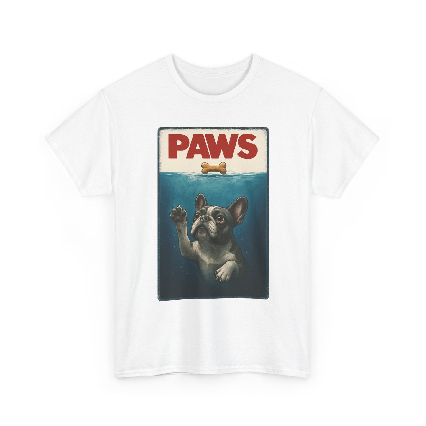 PAWS Frenchie Shirt | Funny French Bulldog Parody Tee | Dog Lover Novelty T-Shirt | Cute Frenchie Graphic | Unique Gift for Frenchie Owners