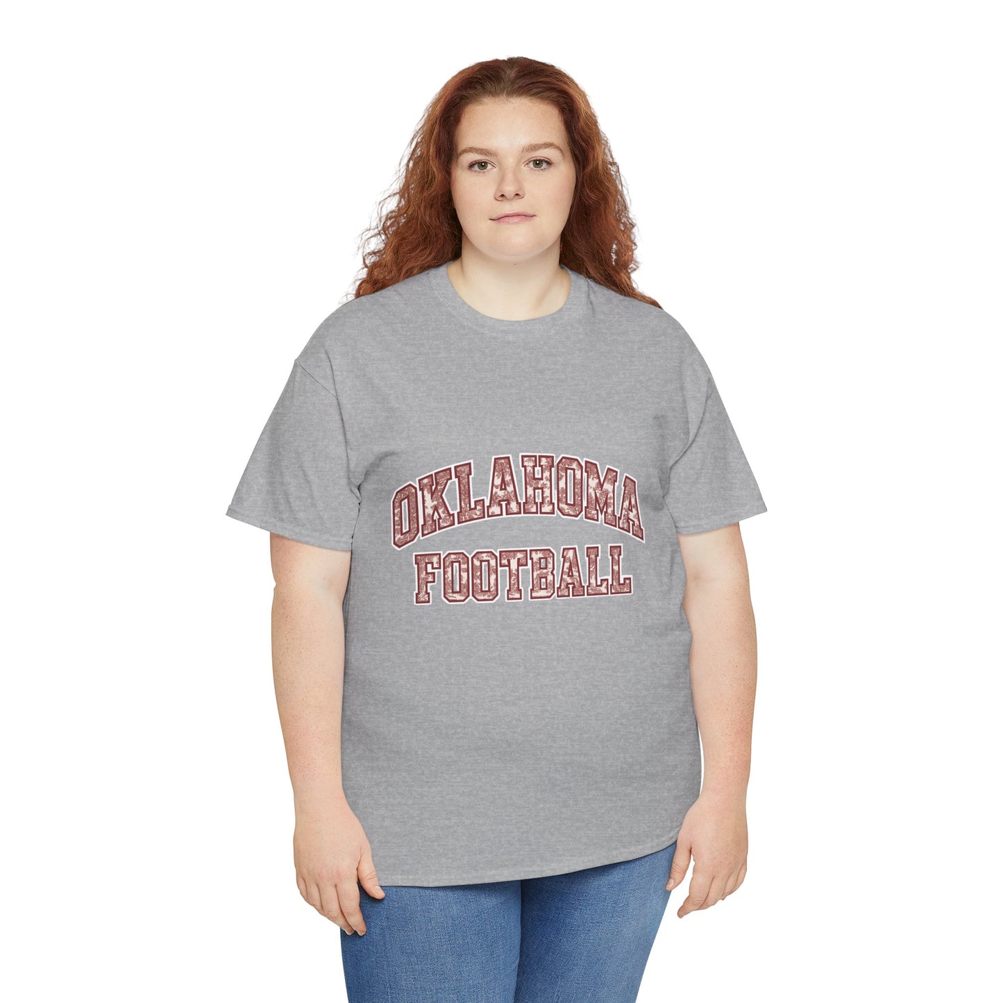 Oklahoma Football T-Shirt – Vintage Collegiate Style OU Game Day Tee, Retro Sports Shirt for Fans and Students