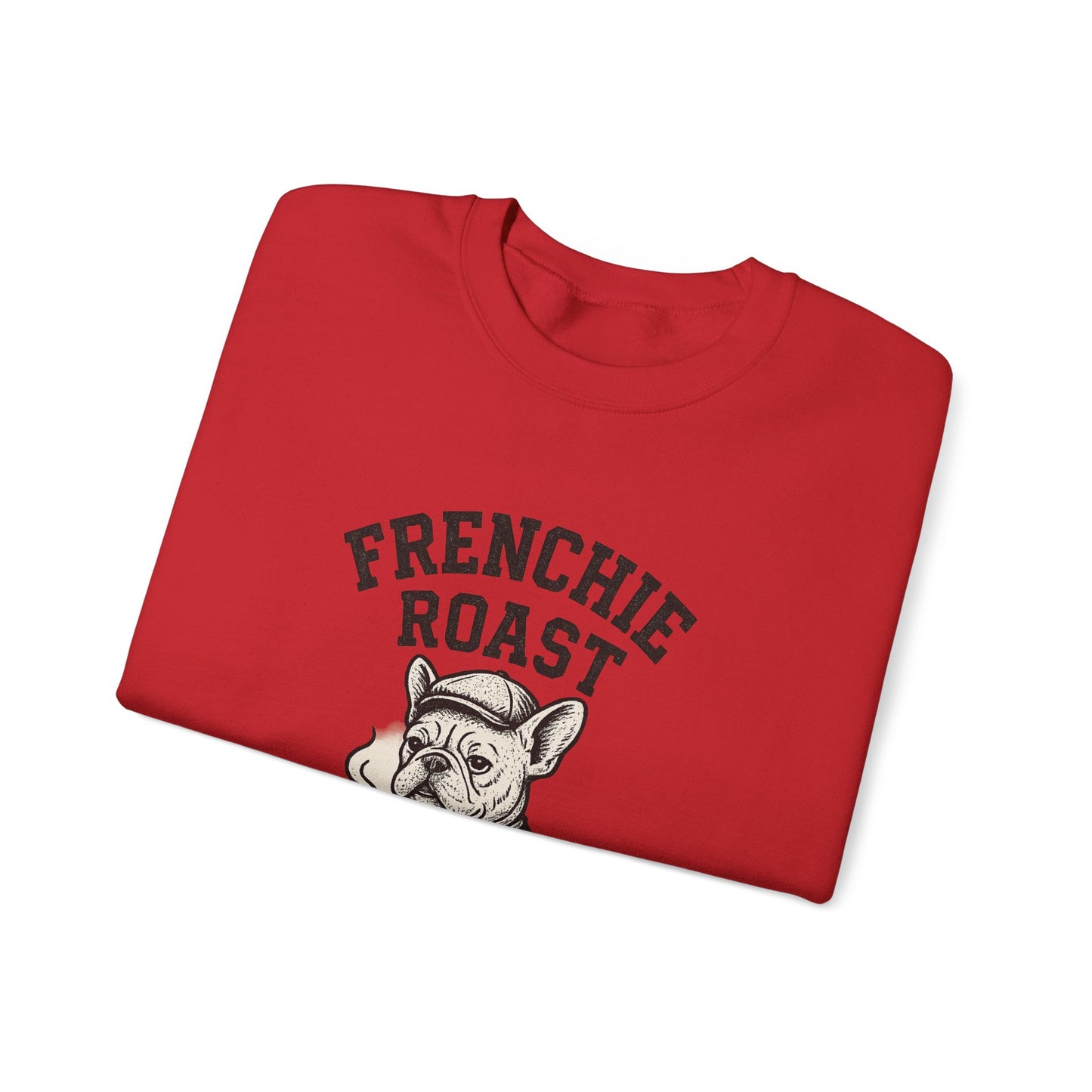 Frenchie Roast Sweatshirt • French Bulldog Coffee Lover Sweater • Cute Barista Dog Pullover • Frenchie Mom Gift • Cozy Dog Lover Crewneck