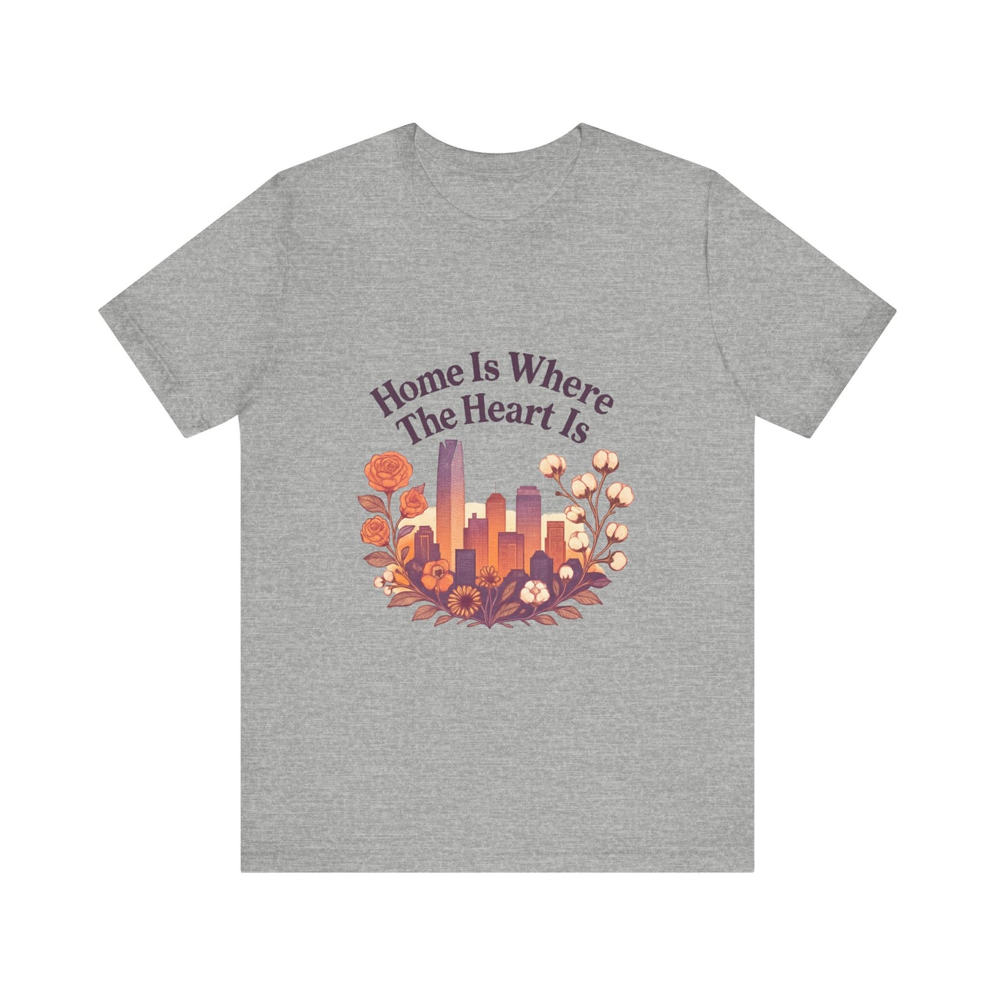 Home Is Where the Heart Is Oklahoma City Shirt | OKC Pride Tee | Oklahoma City Love