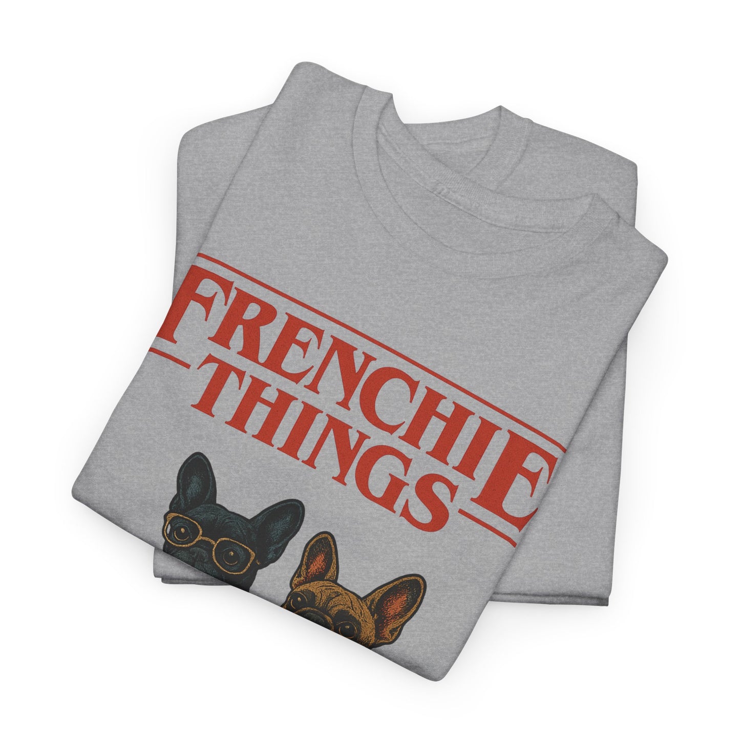 Frenchie Things Unisex Heavy Cotton Tee - Cute Dog Lover Shirt, Pet Gift, Casual Wear, Birthday Gift, Animal T-Shirt