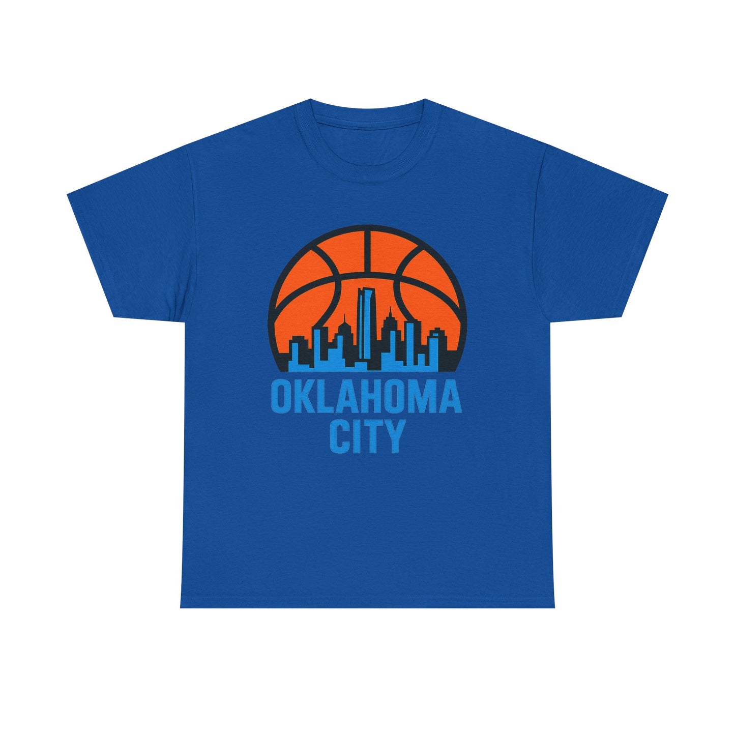 Oklahoma City Basketball Skyline T-Shirt