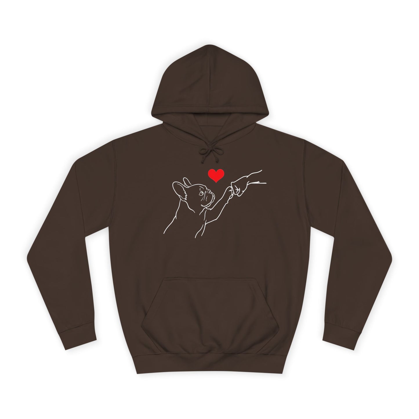 French Bulldog Hoodie, Frenchie Love Hoodie, Frenchie Mom Gift, Dog Lover Hoodie, Minimalist French Bulldog Sweatshirt, Frenchie Dad Gift, Pet Parent Hoodie