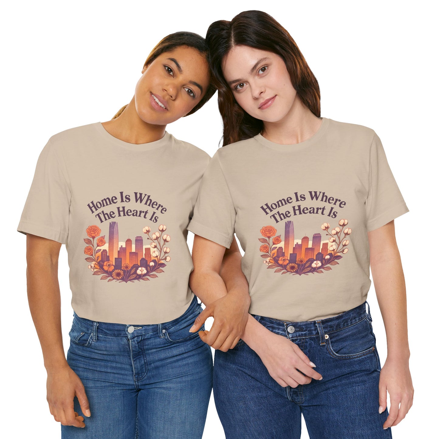 Home Is Where the Heart Is Oklahoma City Shirt | OKC Pride Tee | Oklahoma City Love