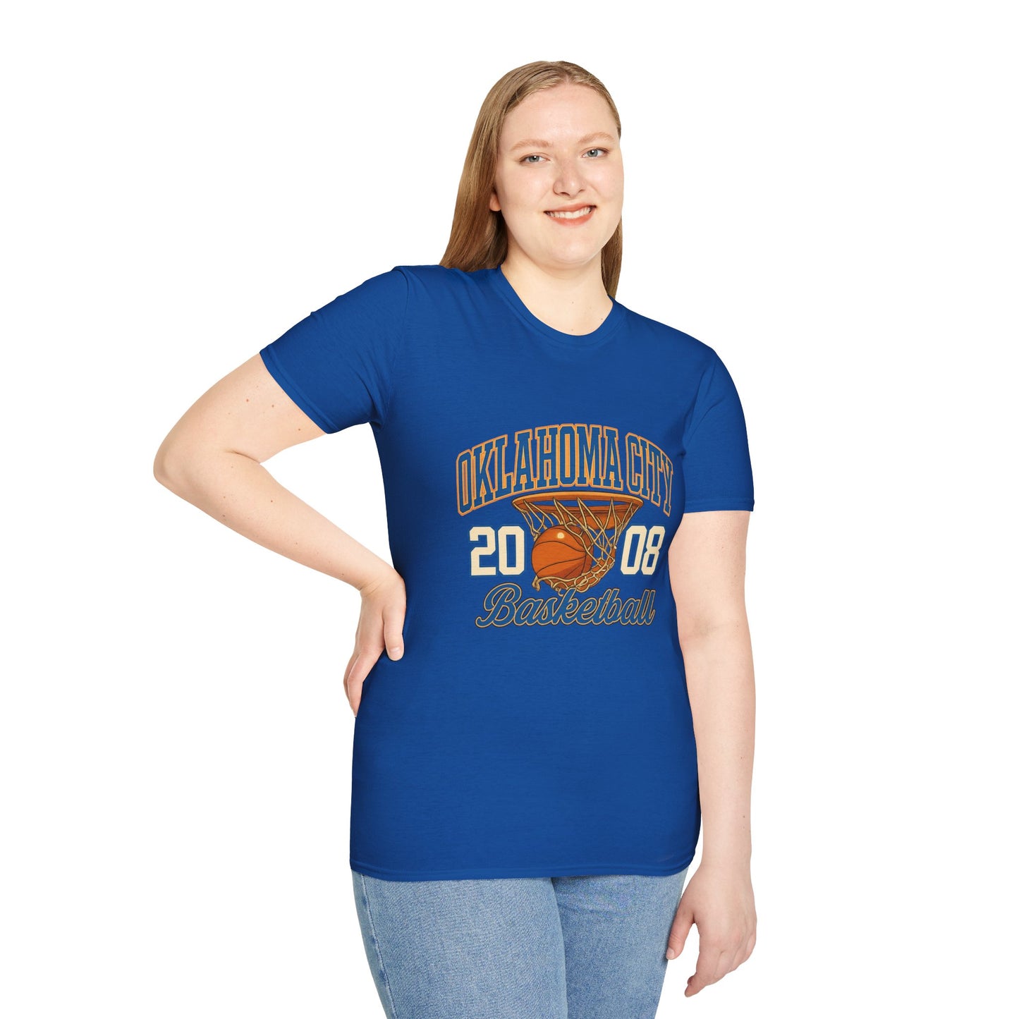 Oklahoma City Basketball T-Shirt | 2008 Retro Sports Tee | OKC Fan Shirt | Vintage Style Basketball Graphic | Local Pride Gift | Game Day Tee