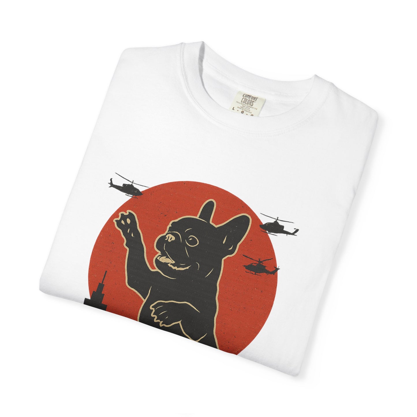French Bulldogzilla T-shirt | Retro Japanese Frenchie Tee | Funny Inspired Dog Lover Gift | Unisex t-shirt