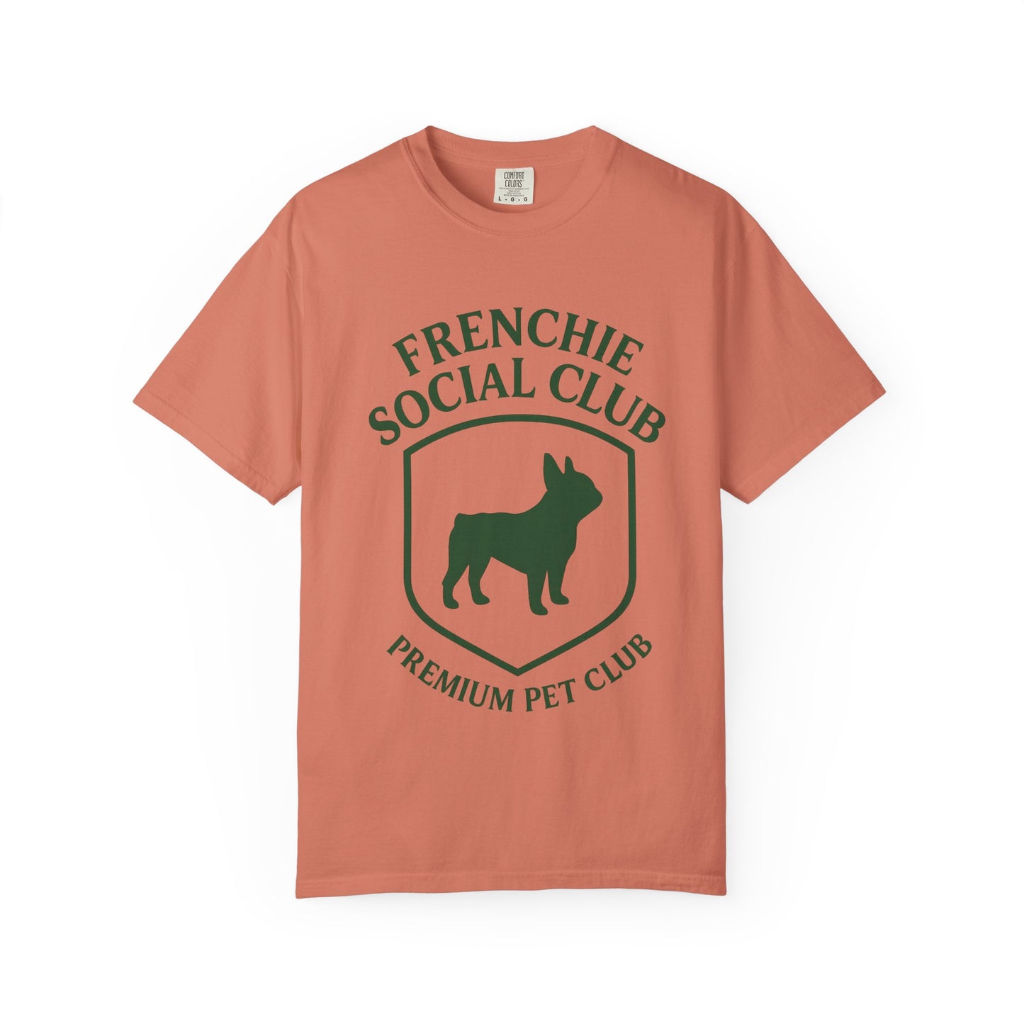 French Bulldog Club T-Shirt | Unisex Frenchie Graphic Tee | Retro Dog Lover Shirt | Minimal Country Club Style Frenchie Gift
