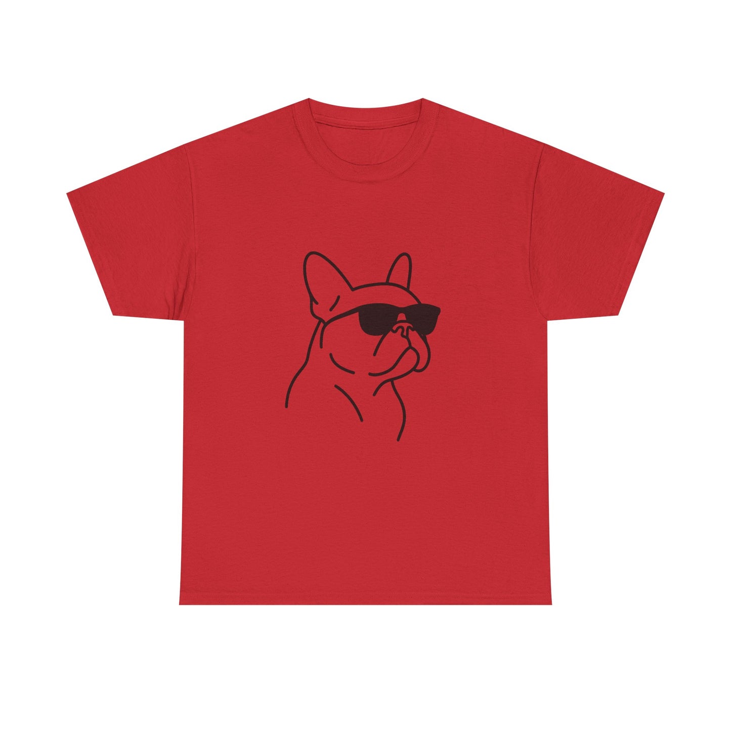 Cool Frenchie Line Art T-Shirt | Minimalist French Bulldog Tee | Dog Lover Gift | Frenchie Mom Shirt | Cute Pet Outline Graphic Tee