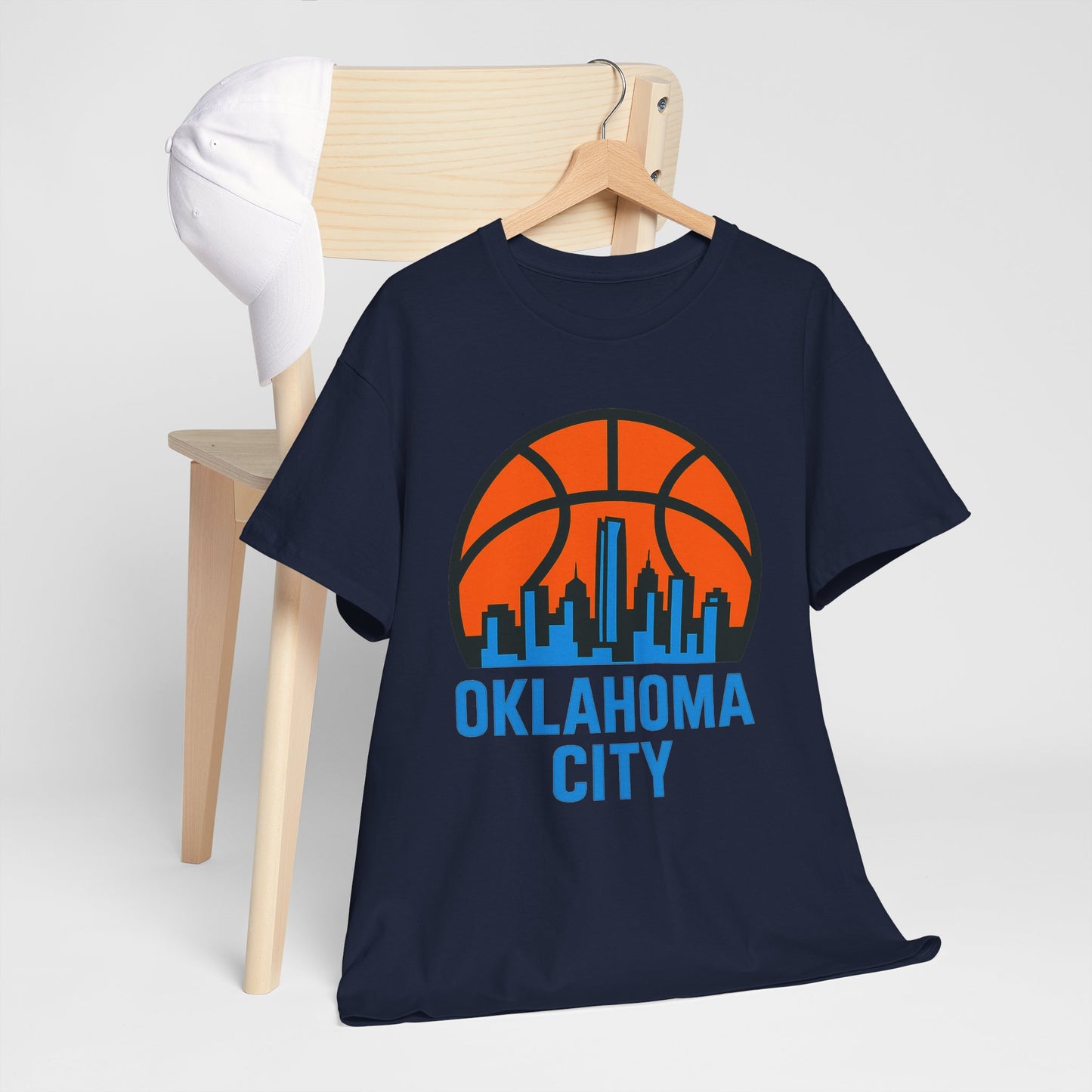 Oklahoma City Basketball Skyline T-Shirt