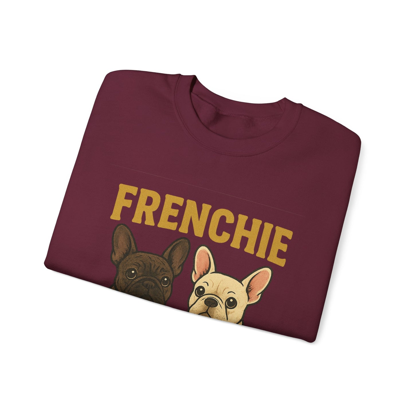 Frenchie Squad Sweatshirt | Cute French Bulldog Pullover | Dog Lover Crewneck | Matching Frenchie Mom & Dad Sweater