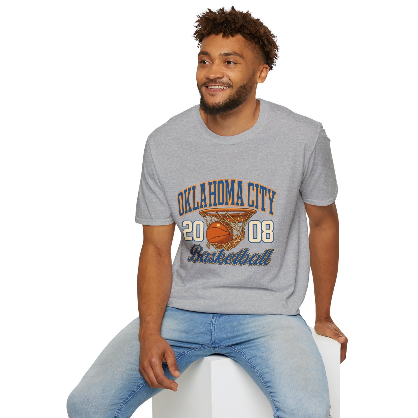 Oklahoma City Basketball T-Shirt | 2008 Retro Sports Tee | OKC Fan Shirt | Vintage Style Basketball Graphic | Local Pride Gift | Game Day Tee