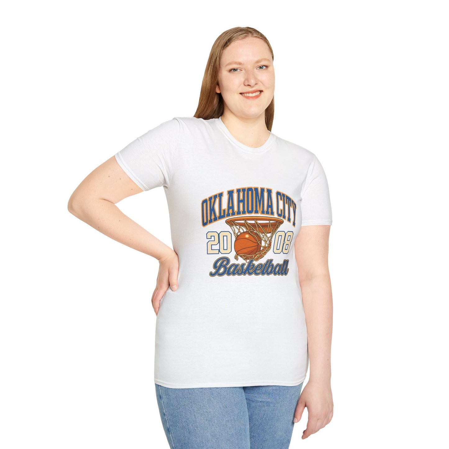 Oklahoma City Basketball T-Shirt | 2008 Retro Sports Tee | OKC Fan Shirt | Vintage Style Basketball Graphic | Local Pride Gift | Game Day Tee