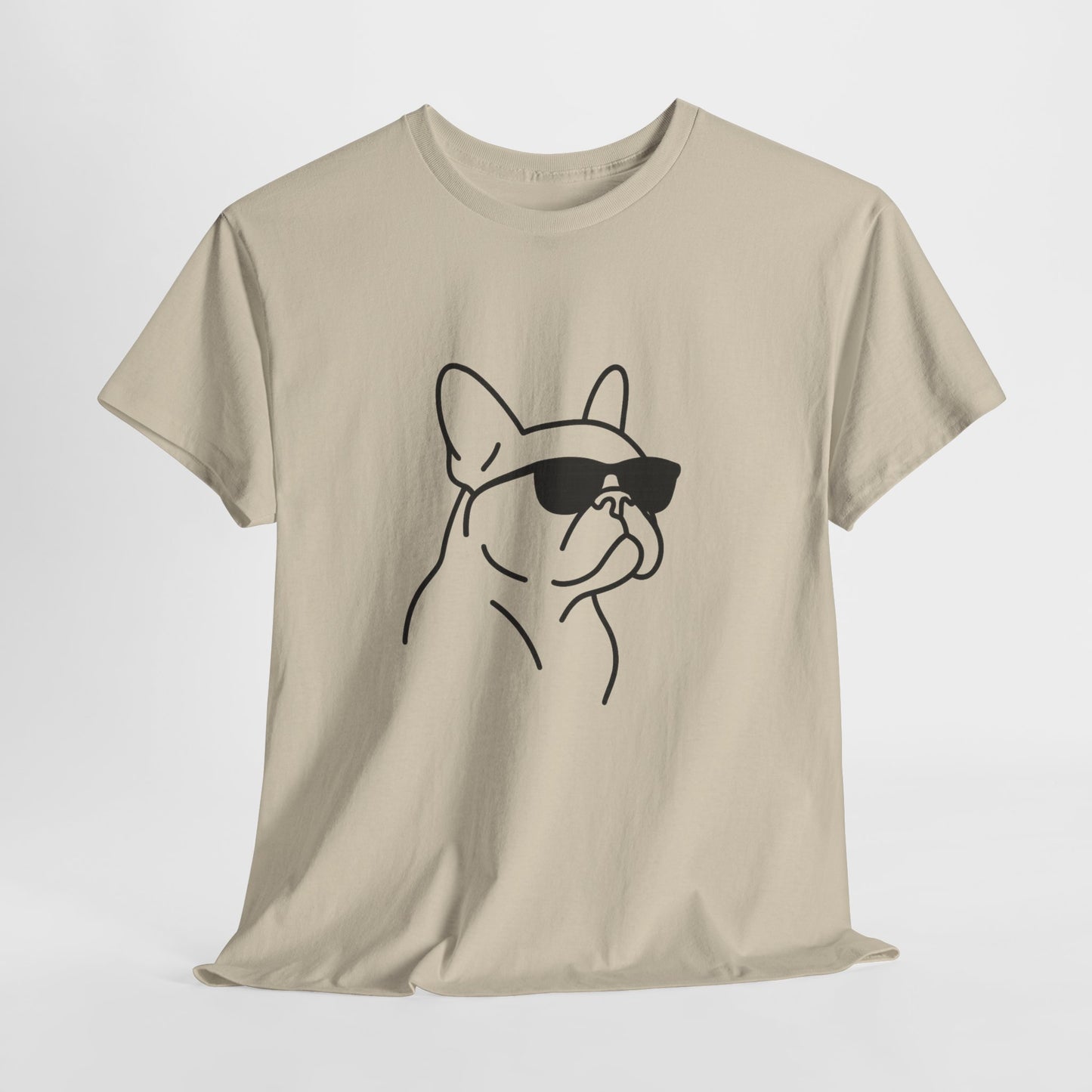 Cool Frenchie Line Art T-Shirt | Minimalist French Bulldog Tee | Dog Lover Gift | Frenchie Mom Shirt | Cute Pet Outline Graphic Tee