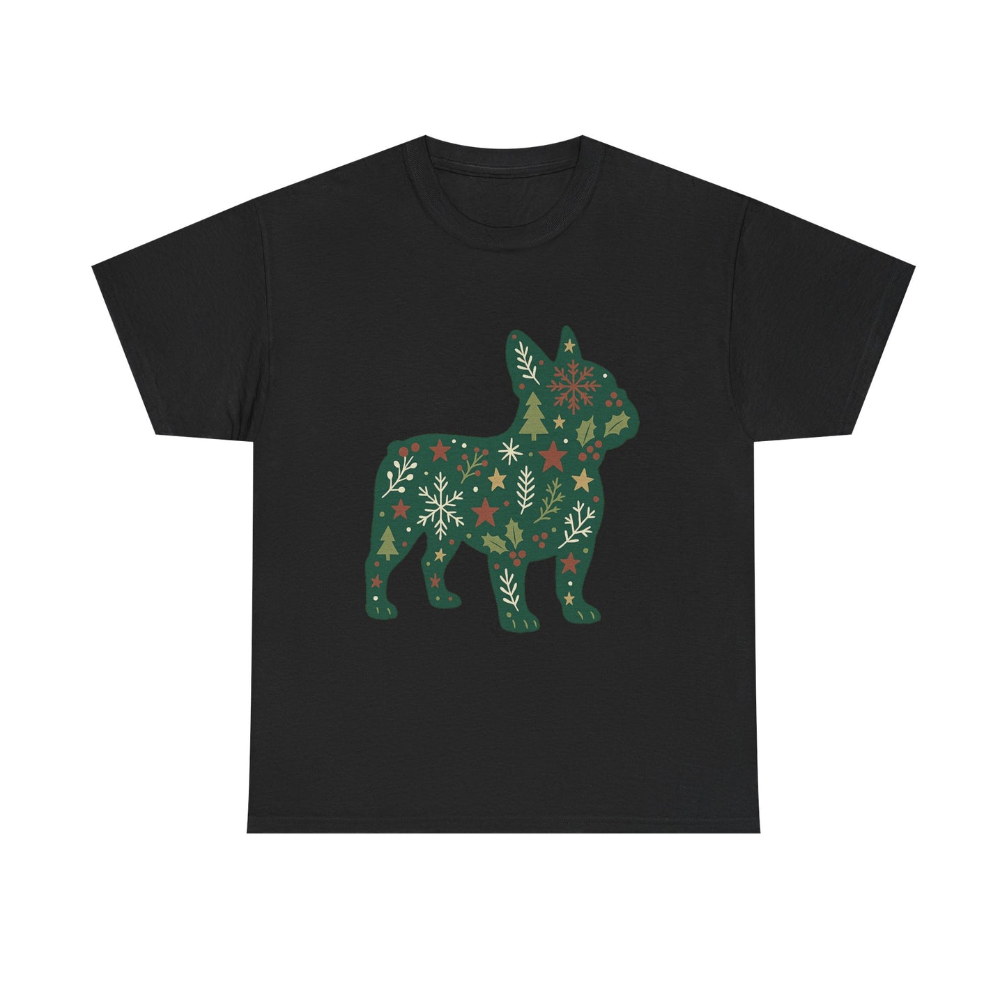 Christmas Frenchie Sweatshirt | Holiday French Bulldog Silhouette | Festive Dog Lover Gift | Cute Winter Frenchie Apparel