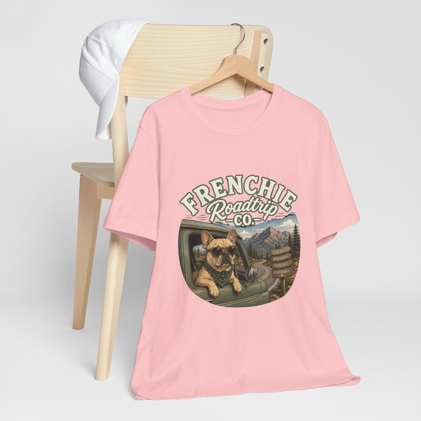 Frenchie Roadtrip Co Shirt, French Bulldog Road Trip Tee, Adventure Frenchie Shirt, Camping Dog Shirt, Travel Lover Gift, Vintage French Bulldog Tee, Outdoor Dog Apparel