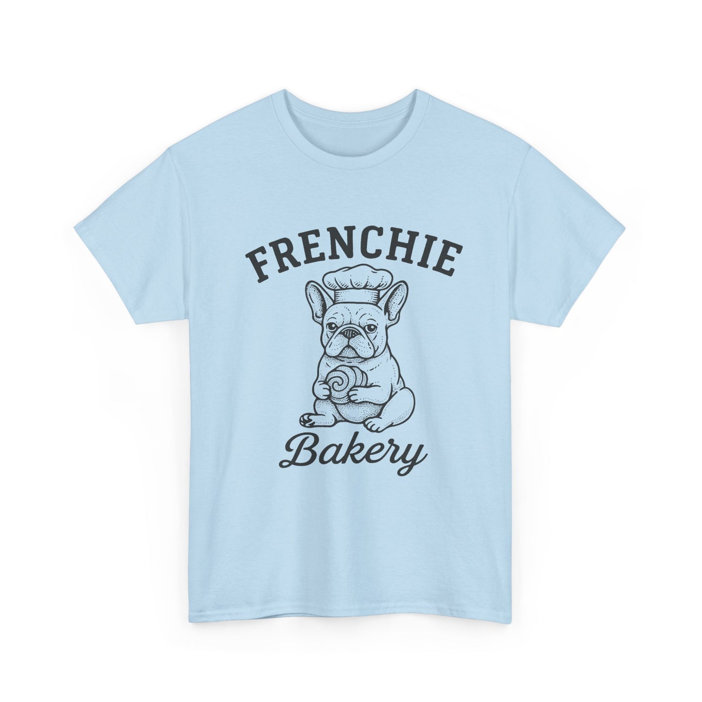 Frenchie Bakery T-Shirt French Bulldog Chef Tee, Cute Dog Lover Gift, Vintage Frenchie Café Graphic