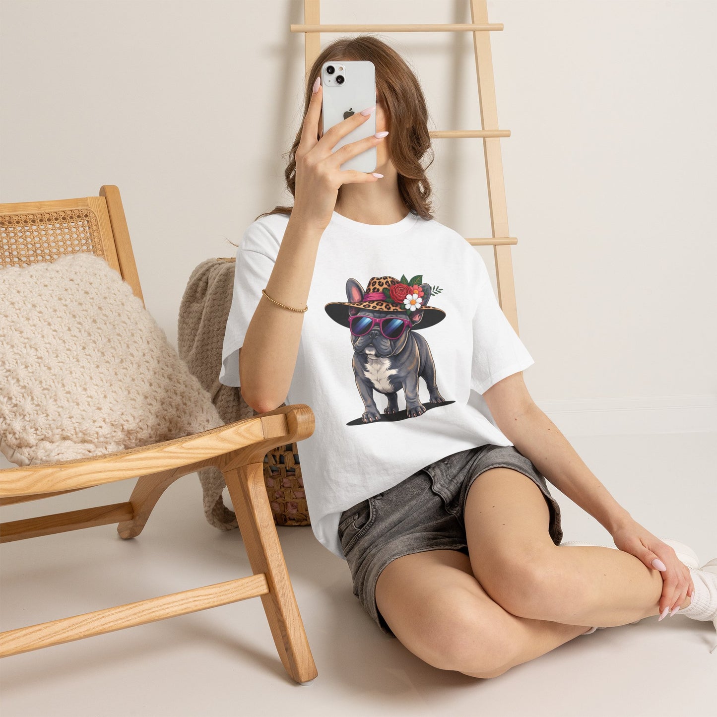 French Bulldog Cowgirl Shirt, Frenchie Cowgirl Tee, Western French Bulldog Shirt, Dog Mom Gift, Cute Frenchie Shirt, Cowgirl Dog Lover Tee, French Bulldog Gift