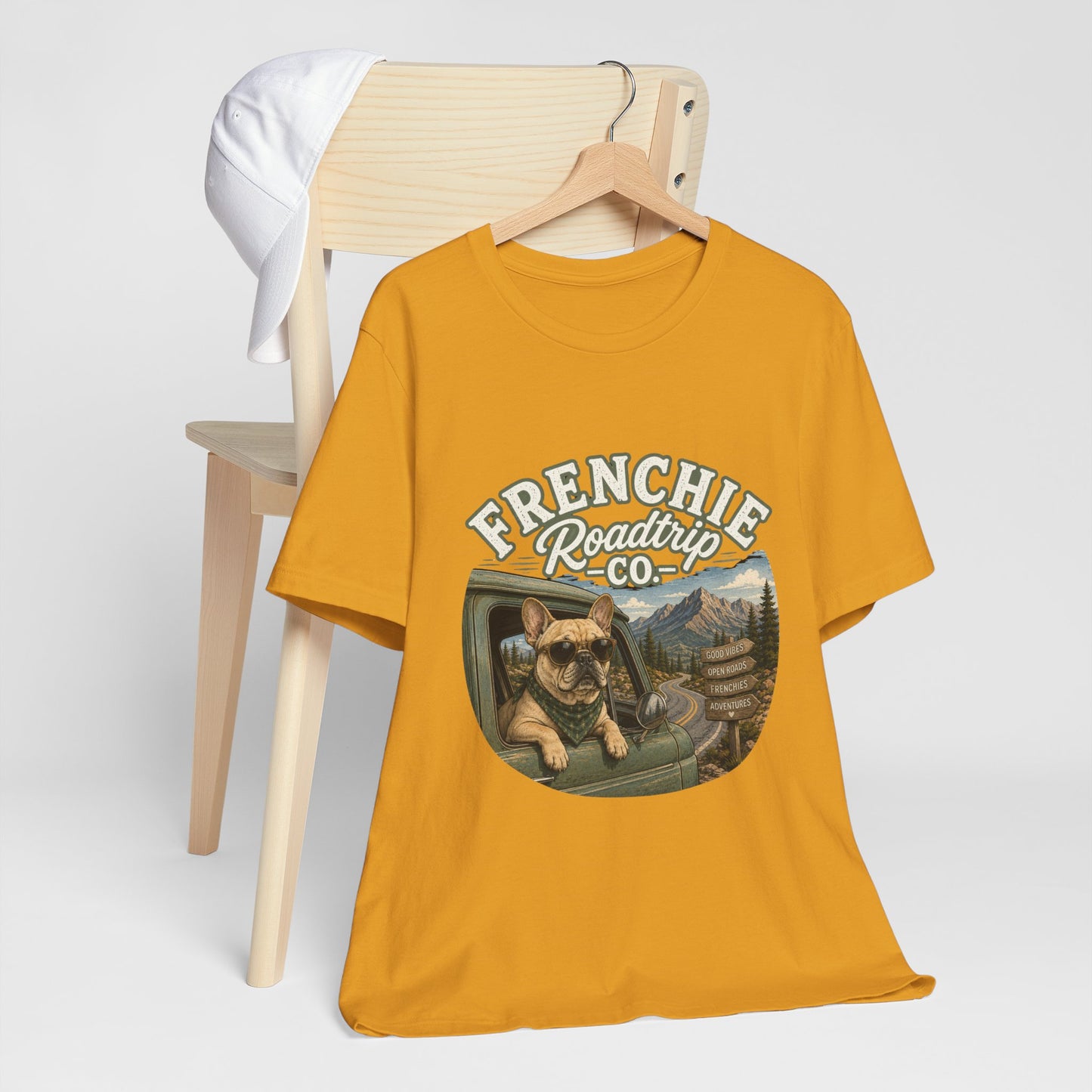 Frenchie Roadtrip Co Shirt, French Bulldog Road Trip Tee, Adventure Frenchie Shirt, Camping Dog Shirt, Travel Lover Gift, Vintage French Bulldog Tee, Outdoor Dog Apparel