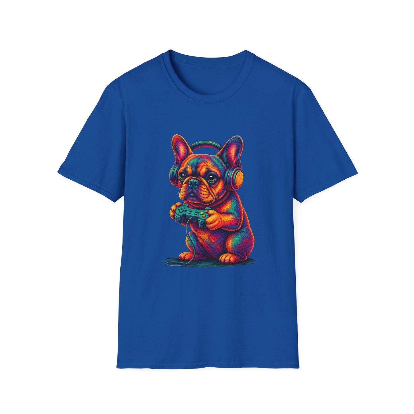 French Bulldog Gamer Shirt, Gaming Frenchie Tee, Gamer Dog Shirt, Video Game Lover Gift, Frenchie Gamer Gift, Cute French Bulldog Shirt, Dog Lover Tee