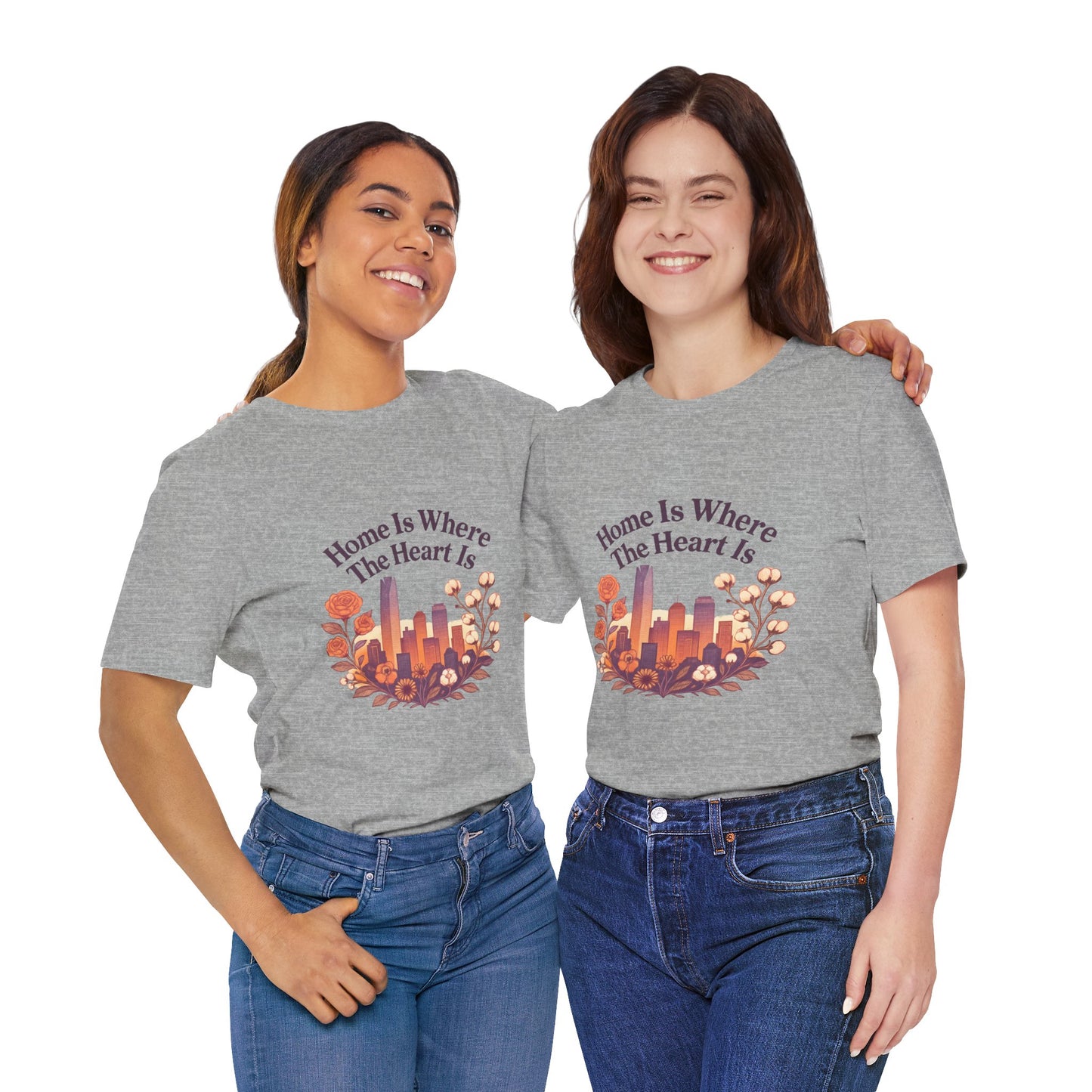 Home Is Where the Heart Is Oklahoma City Shirt | OKC Pride Tee | Oklahoma City Love