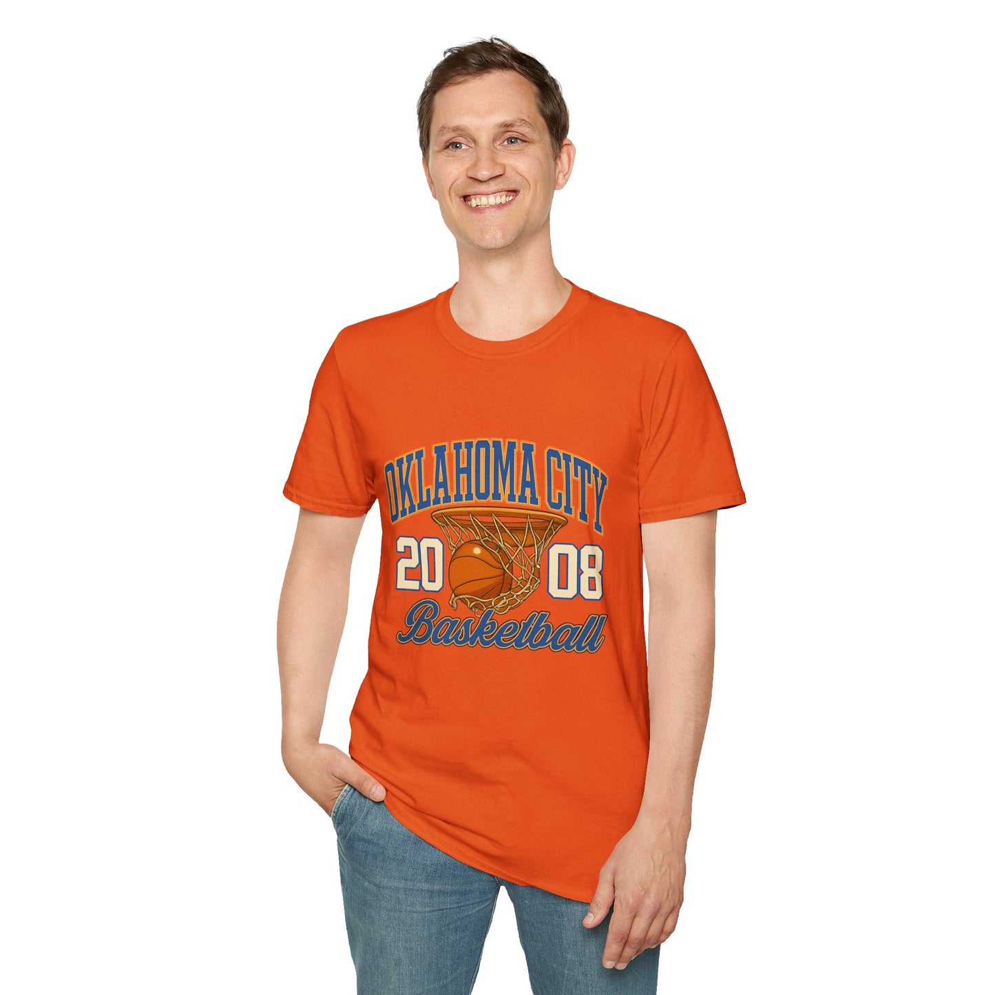 Oklahoma City Basketball T-Shirt | 2008 Retro Sports Tee | OKC Fan Shirt | Vintage Style Basketball Graphic | Local Pride Gift | Game Day Tee