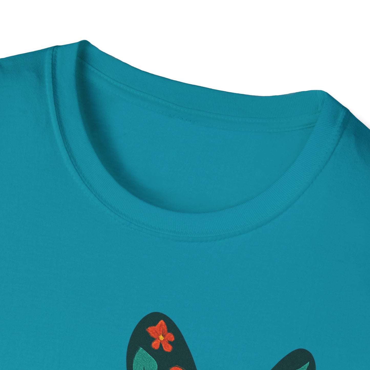 Hawaiian Frenchie Shirt | Floral French Bulldog T-Shirt | Tropical Dog Lover Tee | Cute Summer Frenchie Gift | Hibiscus Dog Silhouette