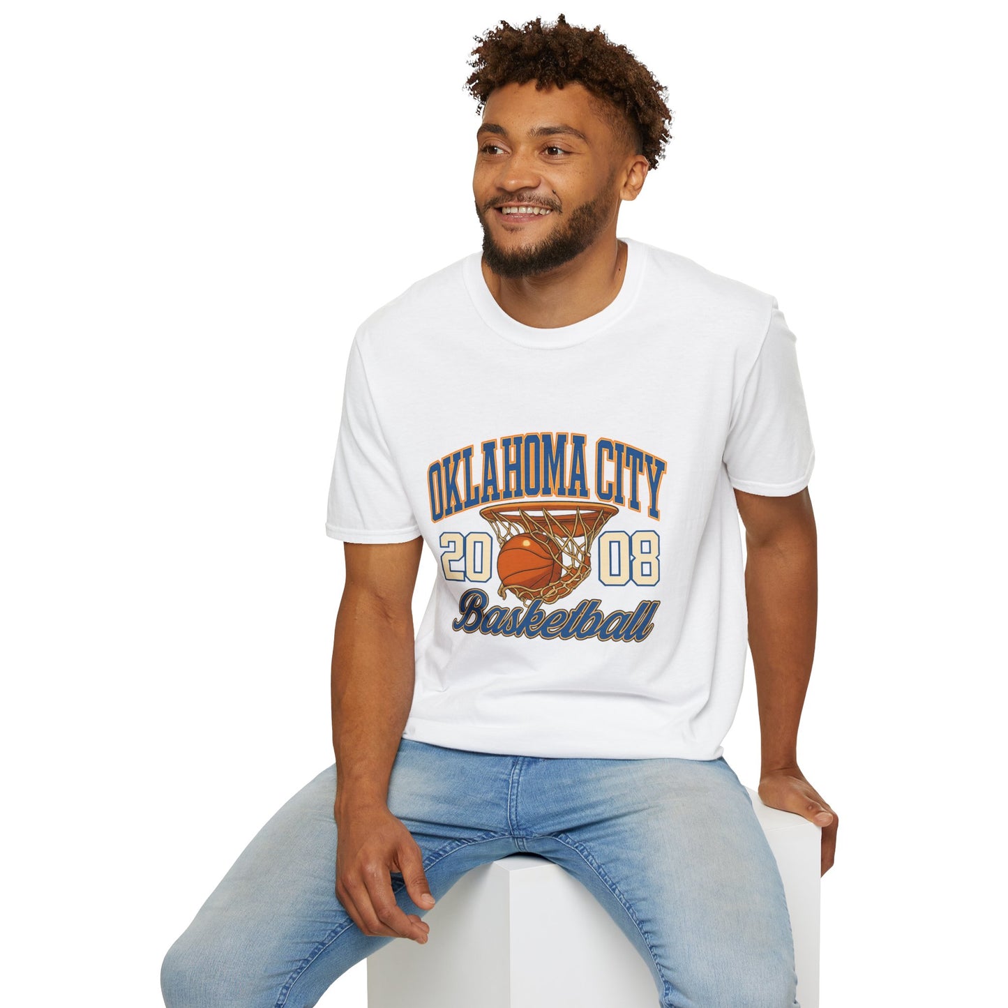 Oklahoma City Basketball T-Shirt | 2008 Retro Sports Tee | OKC Fan Shirt | Vintage Style Basketball Graphic | Local Pride Gift | Game Day Tee