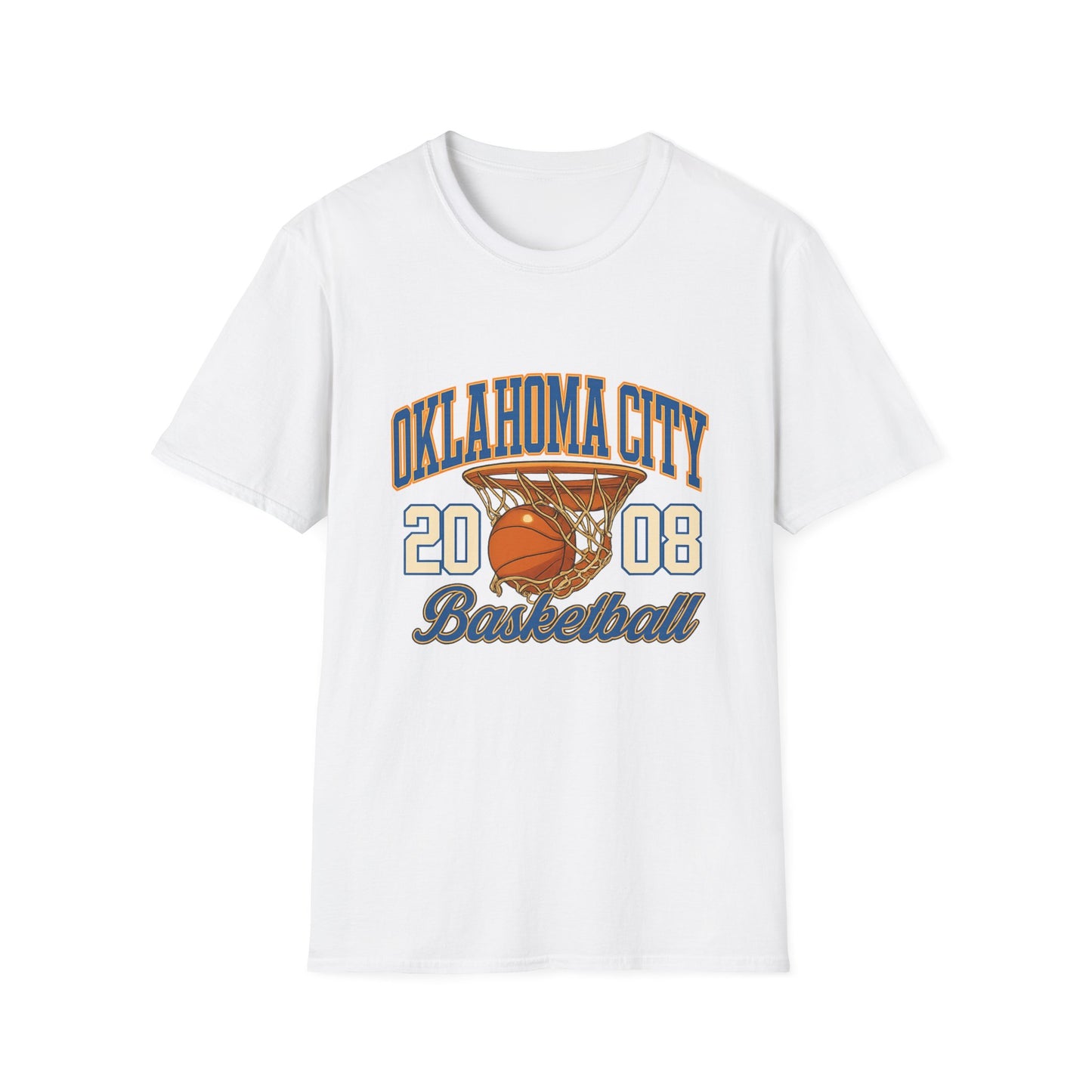Oklahoma City Basketball T-Shirt | 2008 Retro Sports Tee | OKC Fan Shirt | Vintage Style Basketball Graphic | Local Pride Gift | Game Day Tee