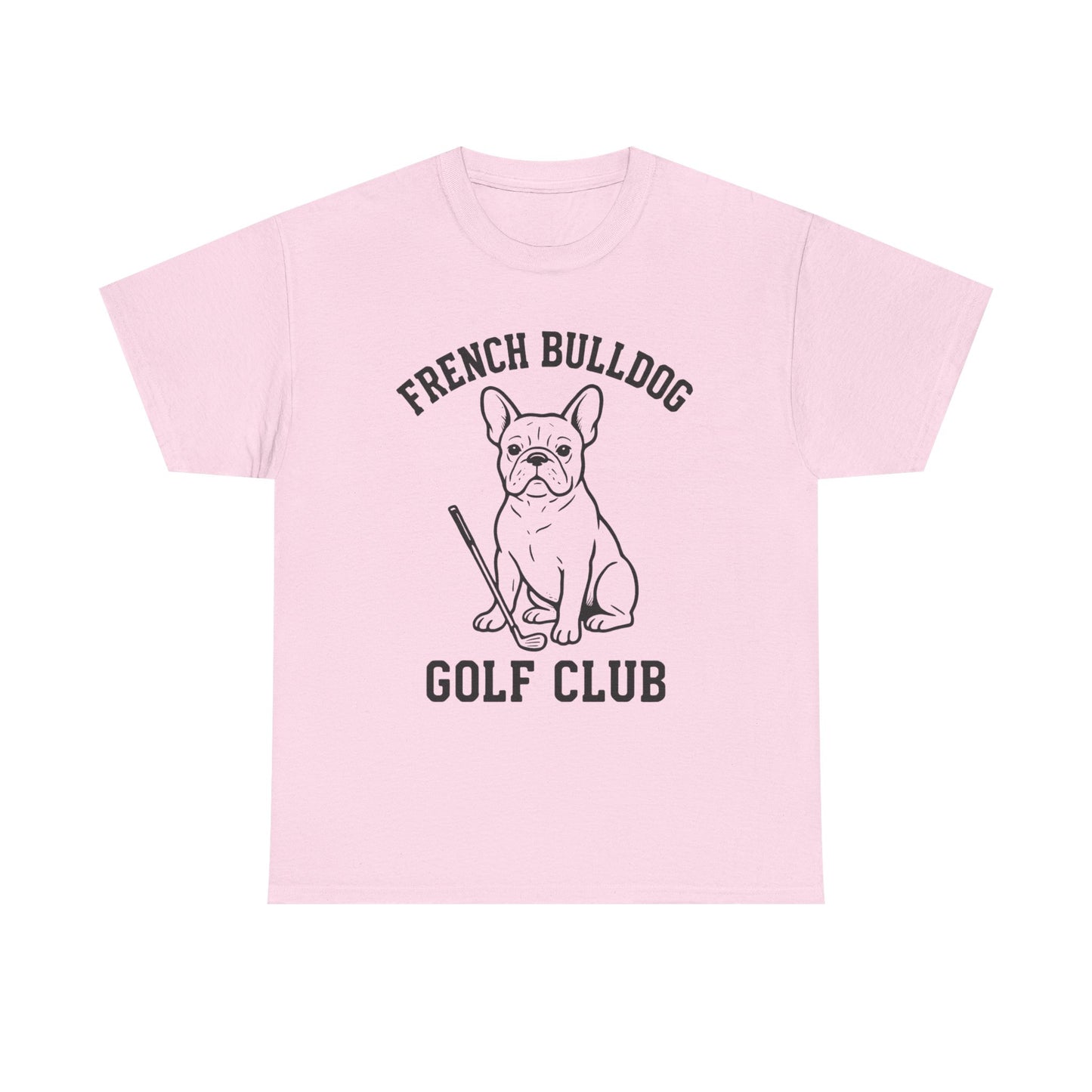 French Bulldog Golf Club Shirt | Frenchie Golf Tee | Frenchie Lover Gift | Dog Dad Golf Shirt | Dog Mom Golf Apparel | Retro Line Art Bulldog Tee