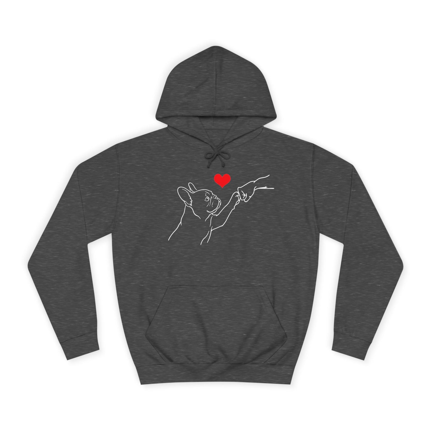 French Bulldog Hoodie, Frenchie Love Hoodie, Frenchie Mom Gift, Dog Lover Hoodie, Minimalist French Bulldog Sweatshirt, Frenchie Dad Gift, Pet Parent Hoodie