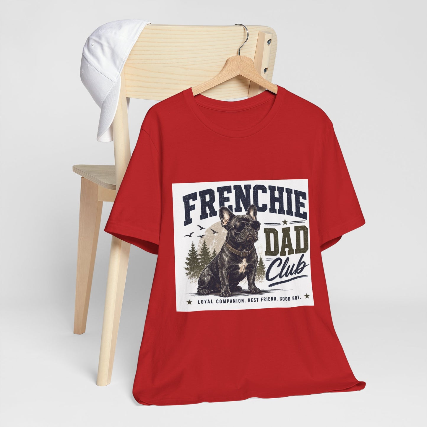 Frenchie Dad Club Shirt, French Bulldog Dad Tee, Dog Dad Gift, French Bulldog Shirt for Men, Father’s Day Frenchie T-Shirt, Dog Lover Graphic Tee