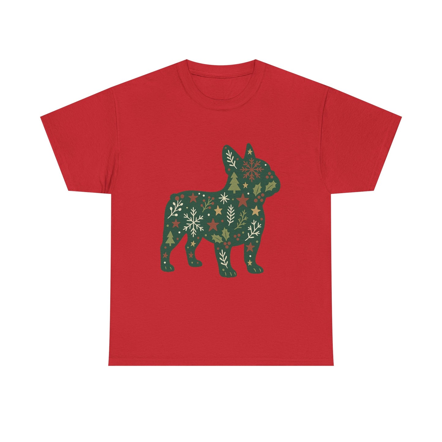 Christmas Frenchie Sweatshirt | Holiday French Bulldog Silhouette | Festive Dog Lover Gift | Cute Winter Frenchie Apparel