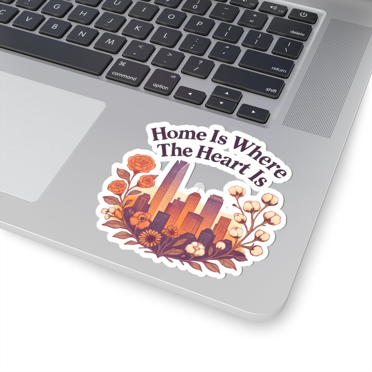 Home Is Where the Heart Is Oklahoma City Sticker | Oklahoma Pride Gift | OKC Home Sticker