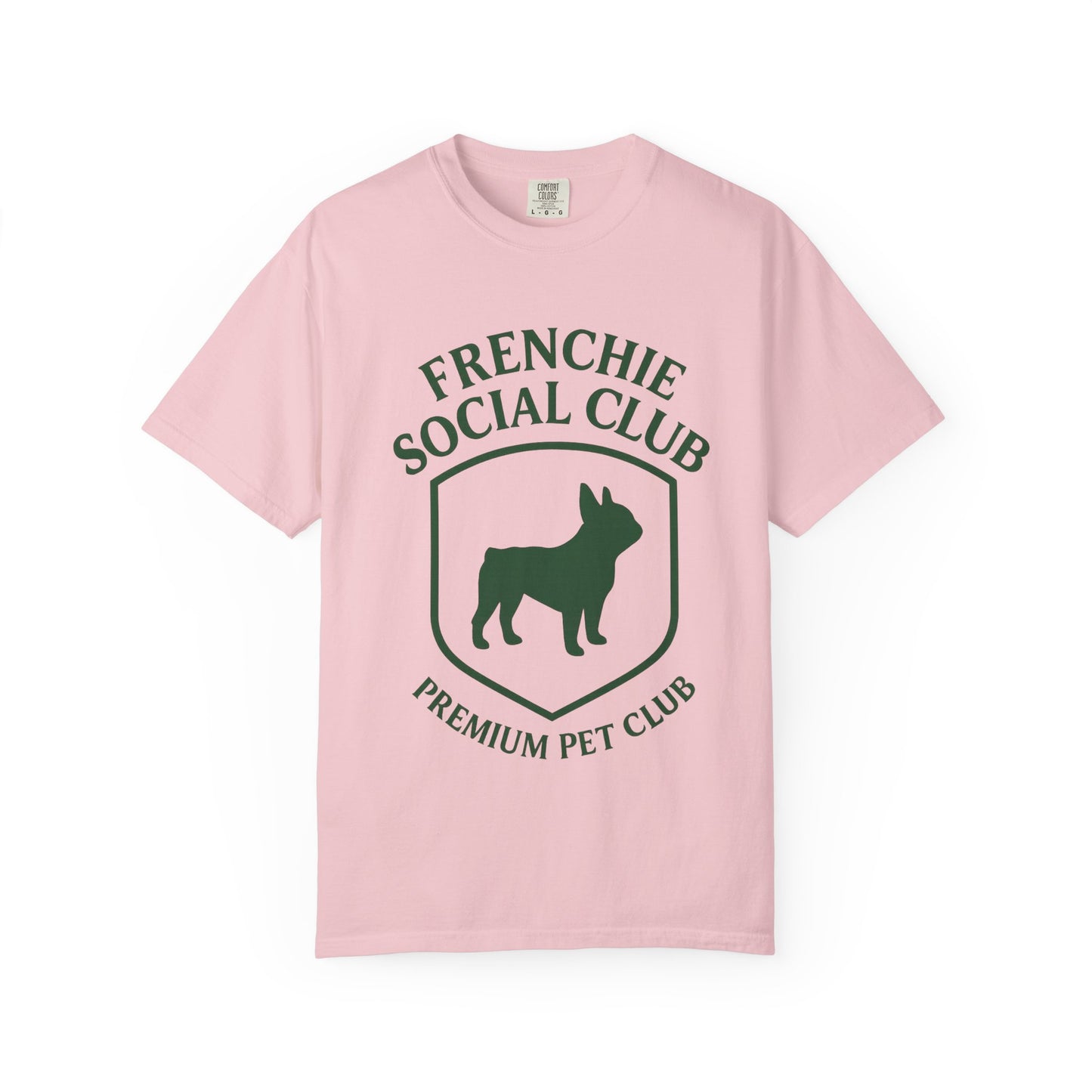French Bulldog Club T-Shirt | Unisex Frenchie Graphic Tee | Retro Dog Lover Shirt | Minimal Country Club Style Frenchie Gift