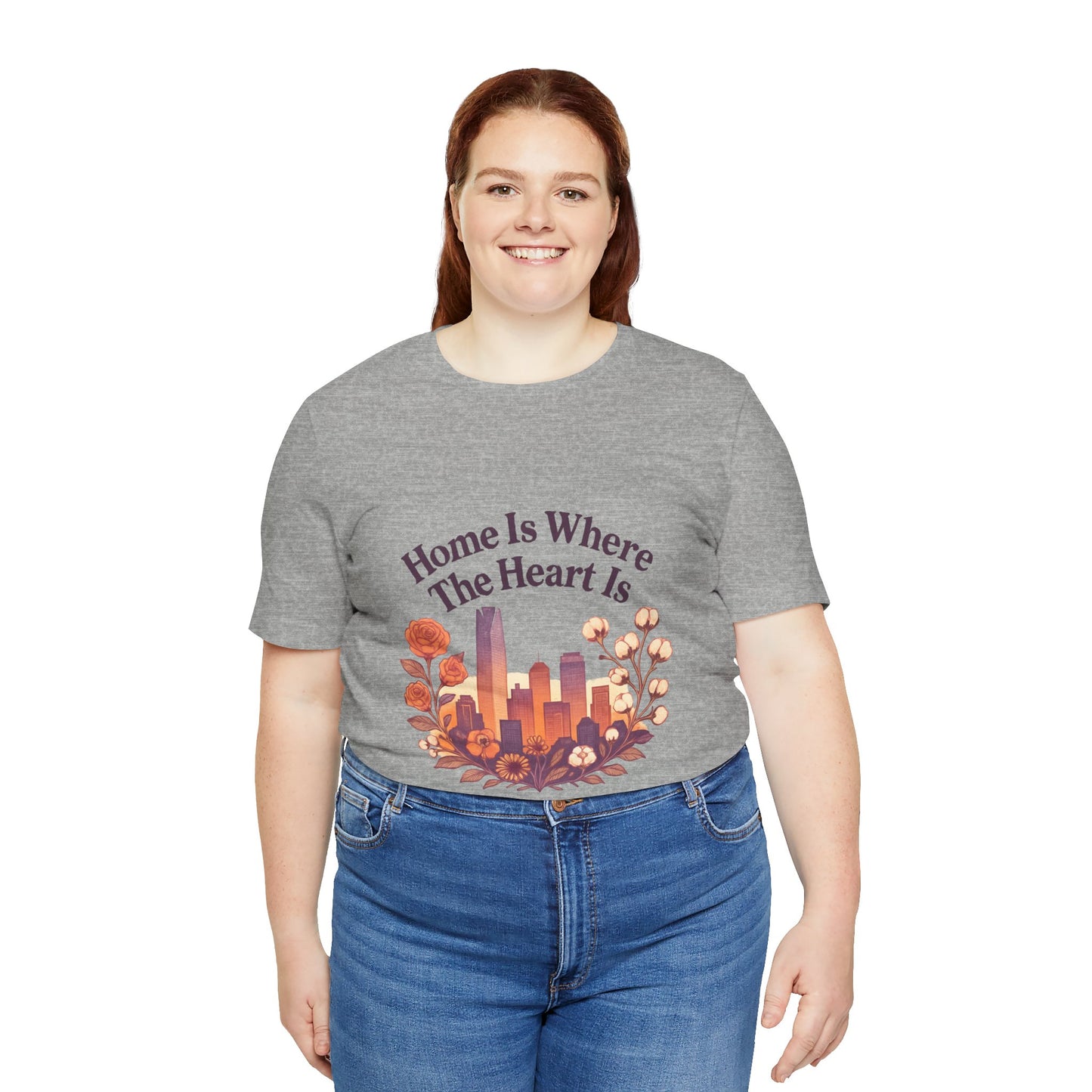 Home Is Where the Heart Is Oklahoma City Shirt | OKC Pride Tee | Oklahoma City Love