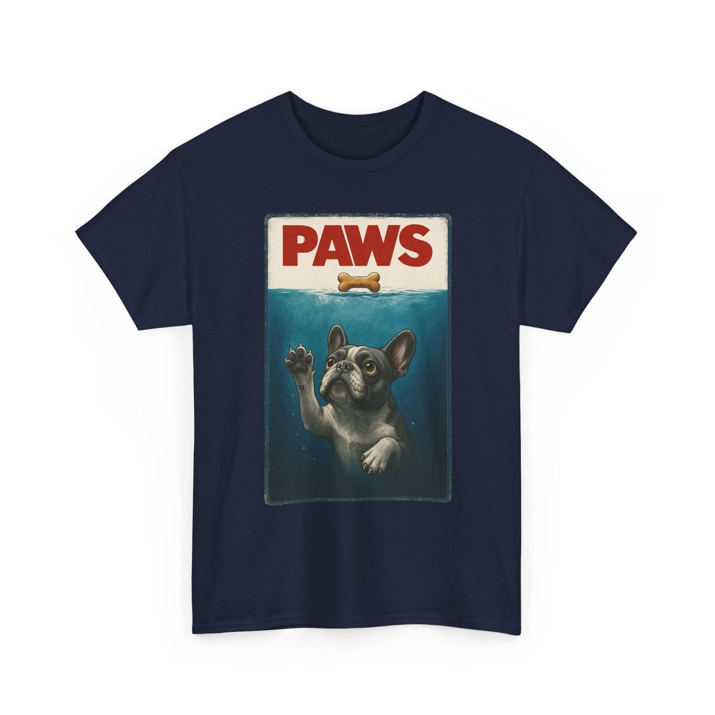 PAWS Frenchie Shirt | Funny French Bulldog Parody Tee | Dog Lover Novelty T-Shirt | Cute Frenchie Graphic | Unique Gift for Frenchie Owners