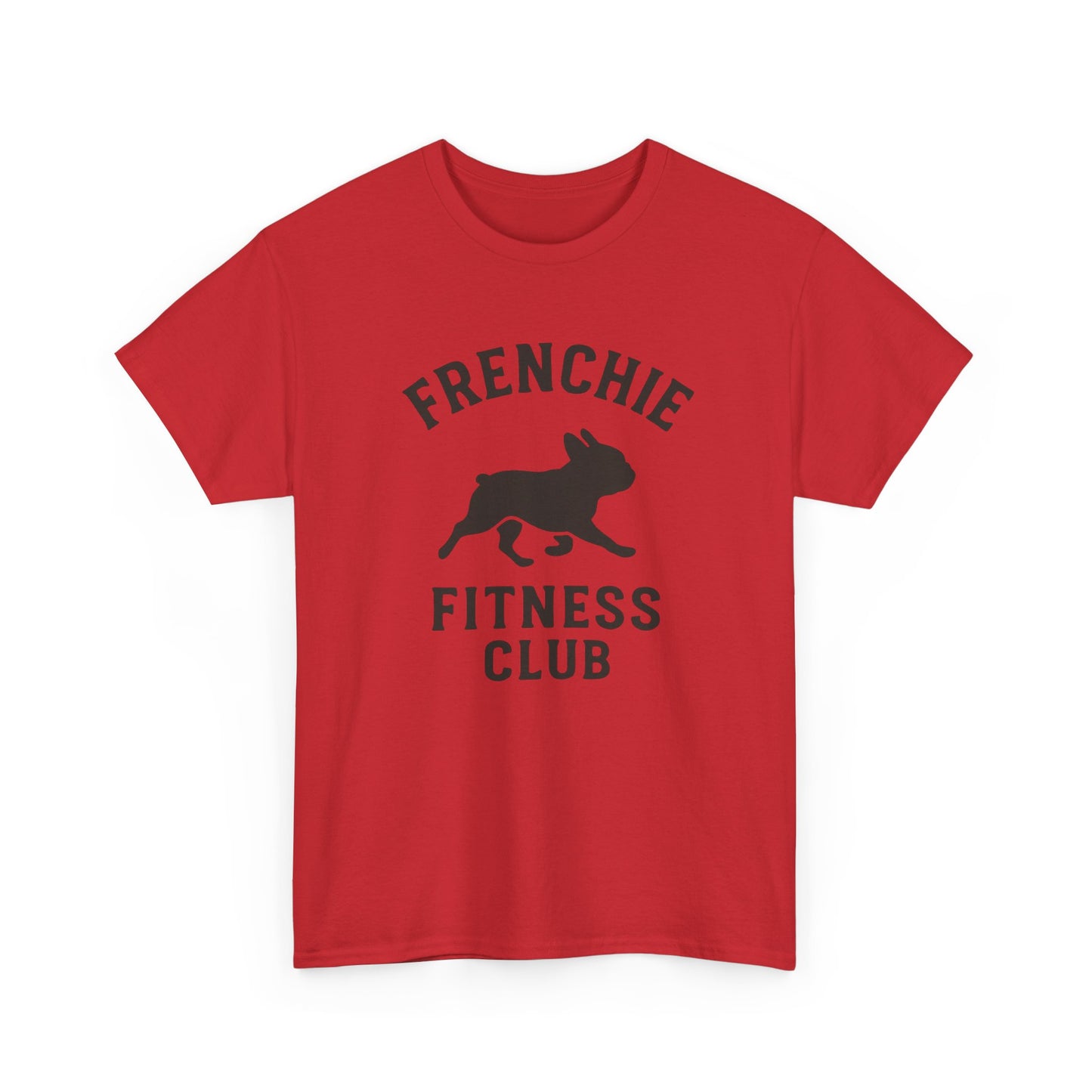 Frenchie Fitness Club T-Shirt | Funny French Bulldog Gym Tee | Dog Lover Workout Shirt | Frenchie Mom Gift | Cute Fitness Dog Graphic Tee