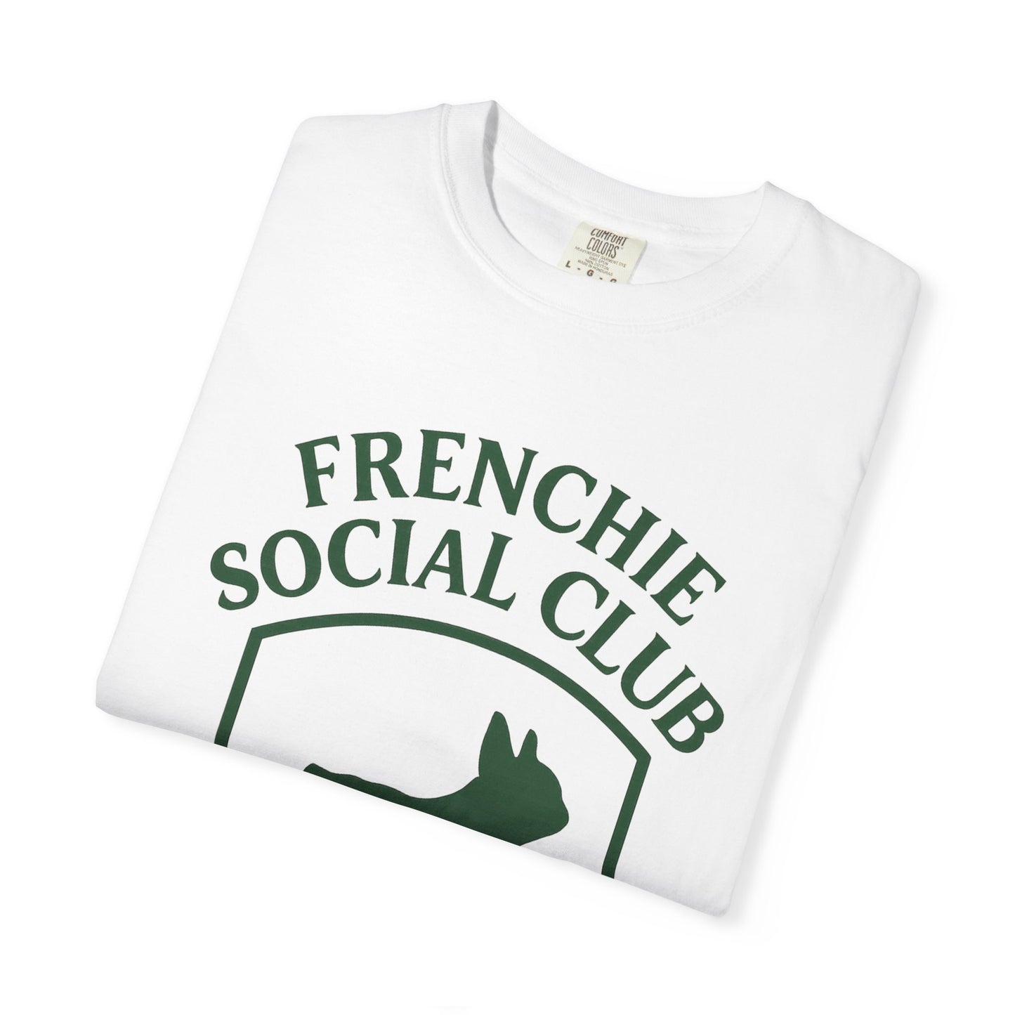 French Bulldog Club T-Shirt | Unisex Frenchie Graphic Tee | Retro Dog Lover Shirt | Minimal Country Club Style Frenchie Gift