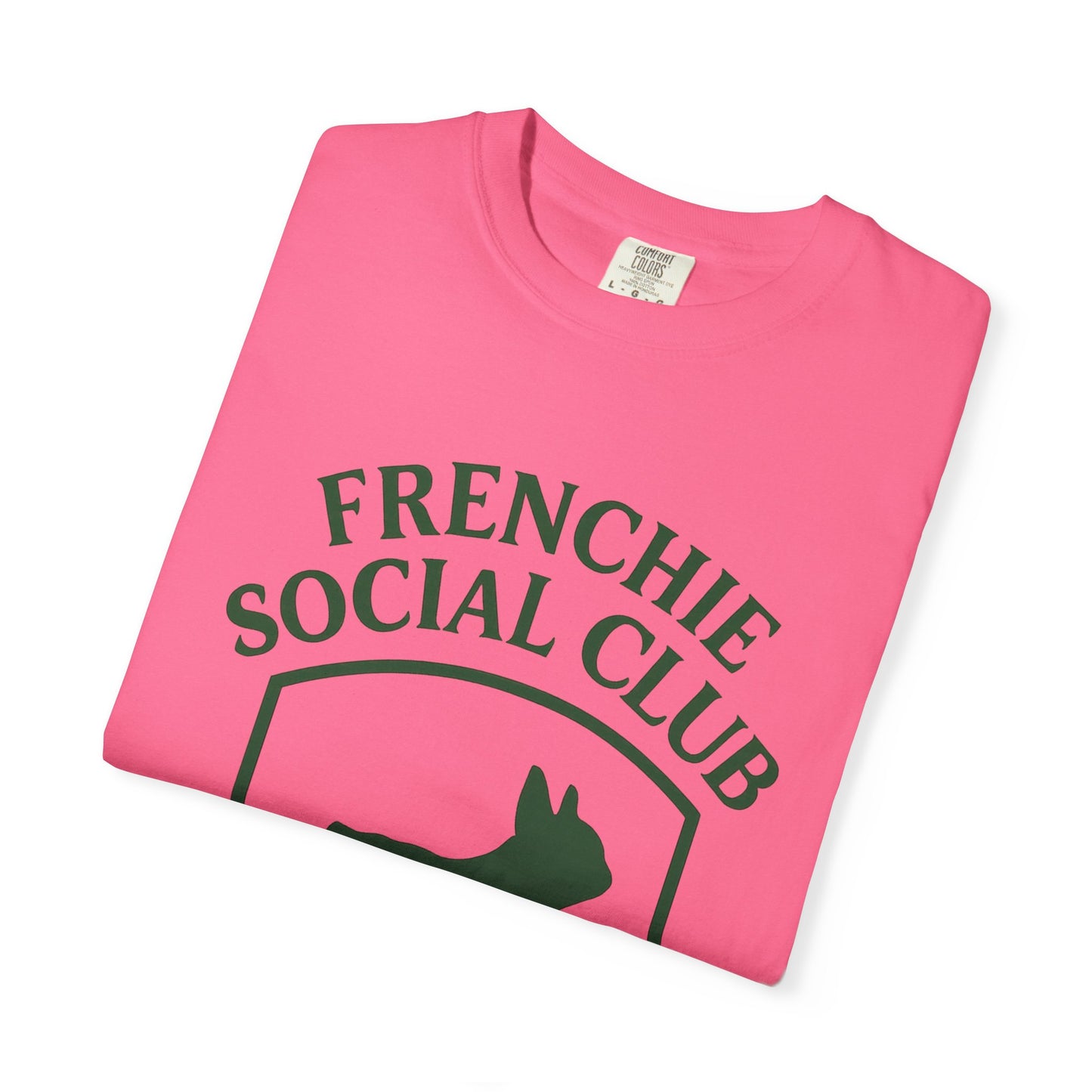 French Bulldog Club T-Shirt | Unisex Frenchie Graphic Tee | Retro Dog Lover Shirt | Minimal Country Club Style Frenchie Gift