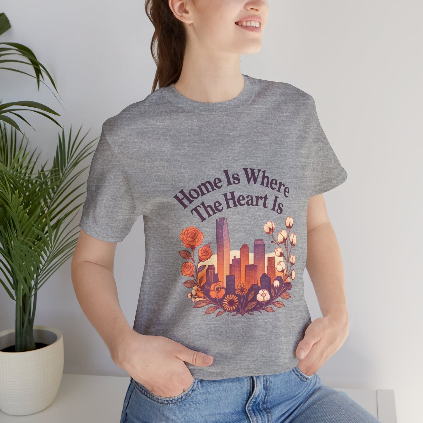 Home Is Where the Heart Is Oklahoma City Shirt | OKC Pride Tee | Oklahoma City Love