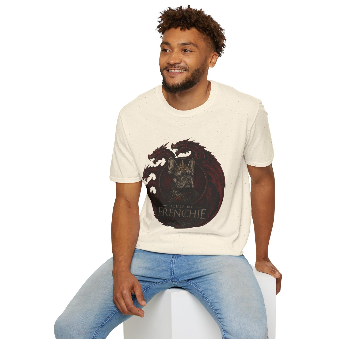 Frenchie Dragon T-Shirt — Gothic French Bulldog Illustration Tee