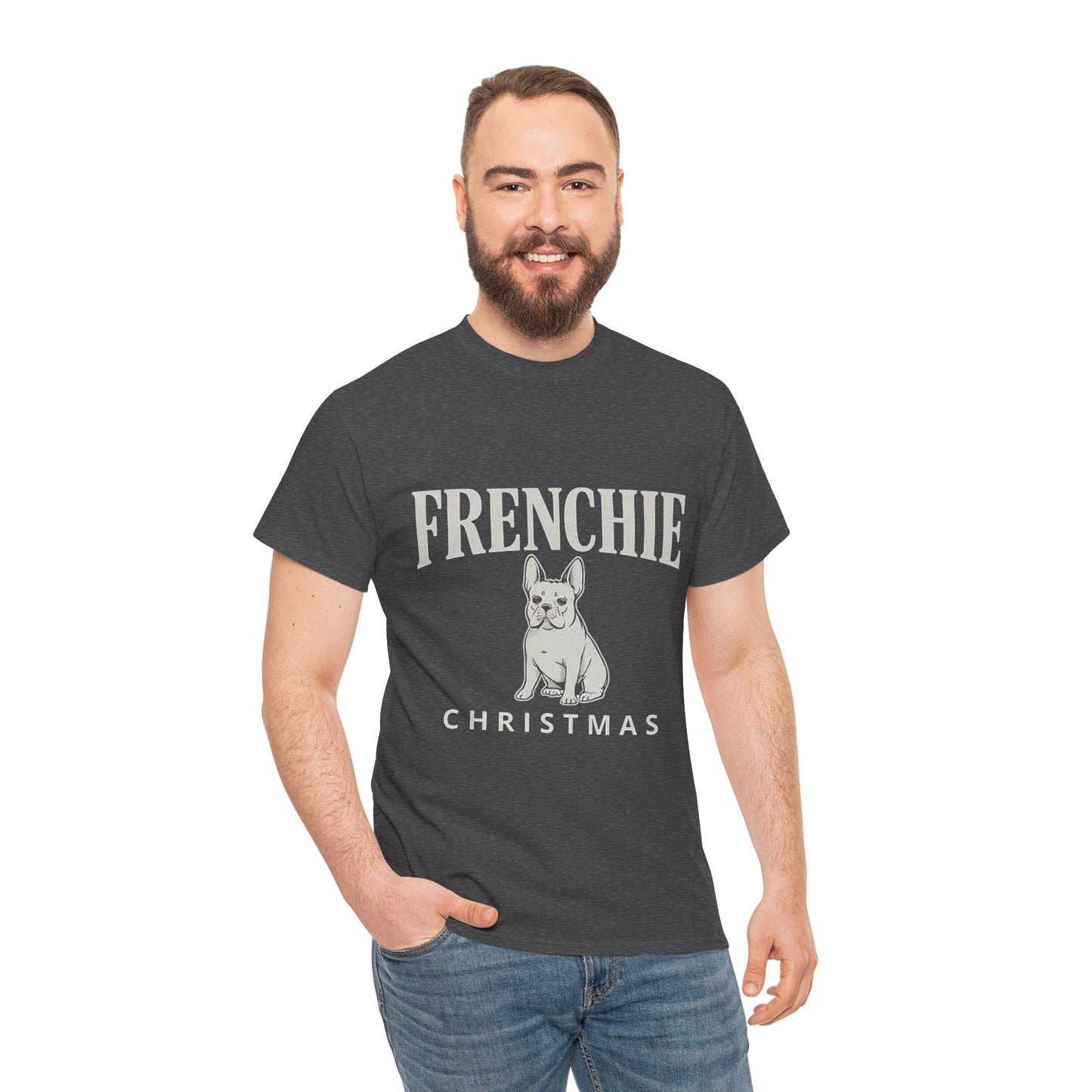 Frenchie Christmas Shirt – Cute French Bulldog Holiday Tee, Vintage Frenchie Christmas Gift, Dog Lover Xmas Graphic Tee, French Bulldog Christmas Apparel