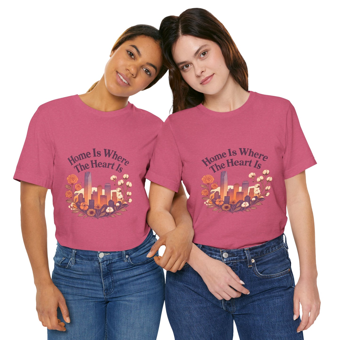 Home Is Where the Heart Is Oklahoma City Shirt | OKC Pride Tee | Oklahoma City Love