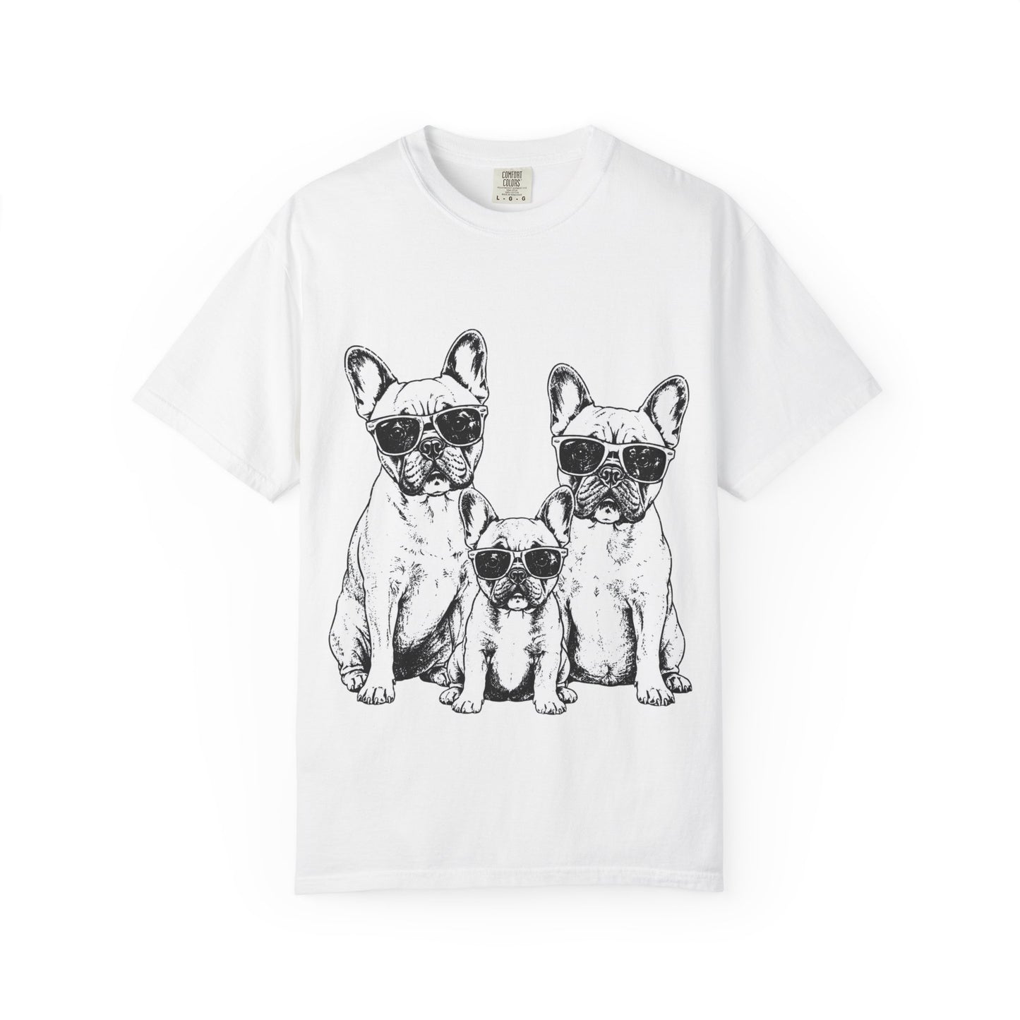 French Bulldog Family Shirt, Frenchie Family Tee, Cool French Bulldogs Sunglasses Shirt, Dog Mom Gift, Dog Dad Gift, Frenchie Lover Shirt, Cute Dog Graphic Tee
