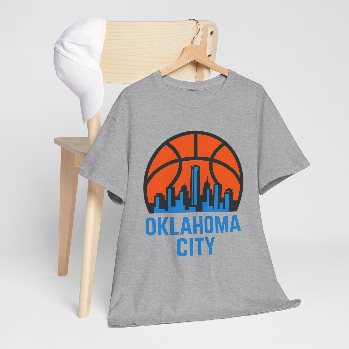 Oklahoma City Basketball Skyline T-Shirt