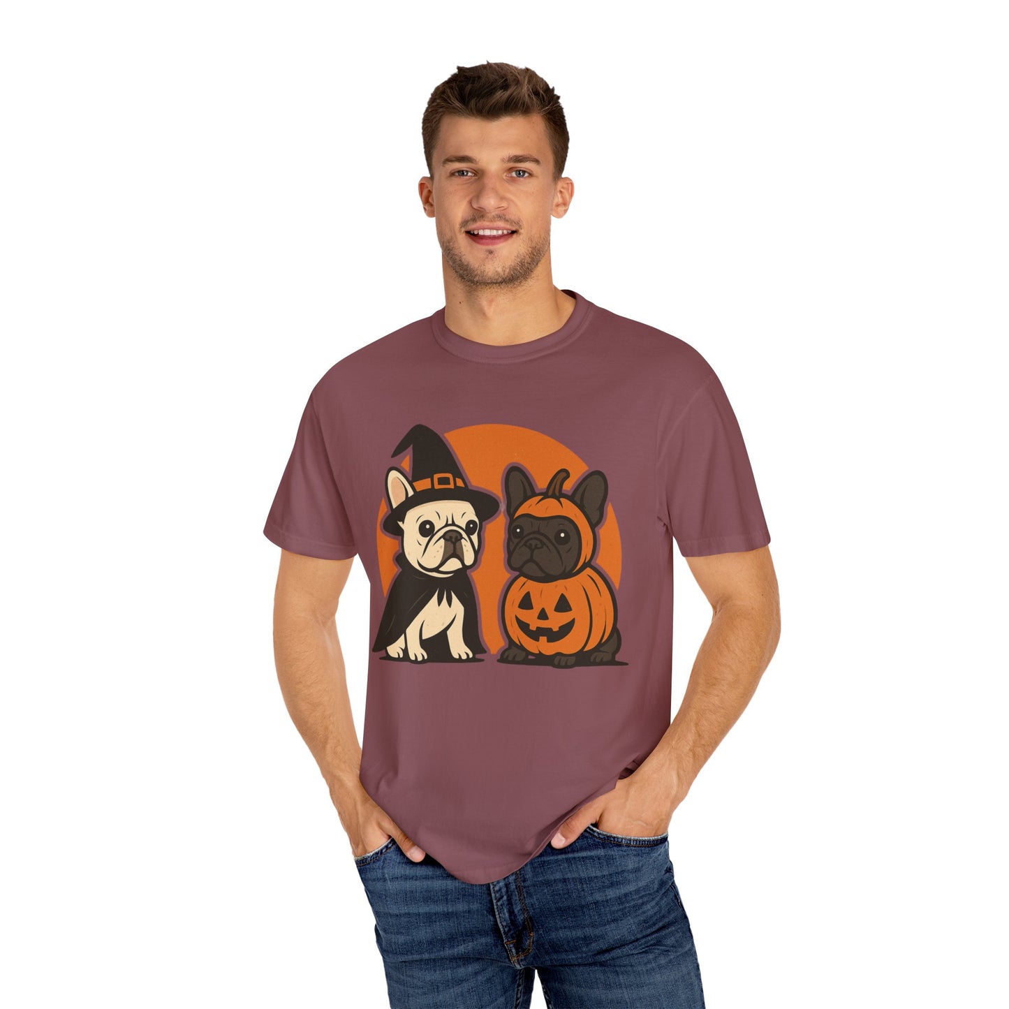 French Bulldog Halloween T-Shirt | Cute Spooky Frenchie Tee | Funny Dog Lover Shir